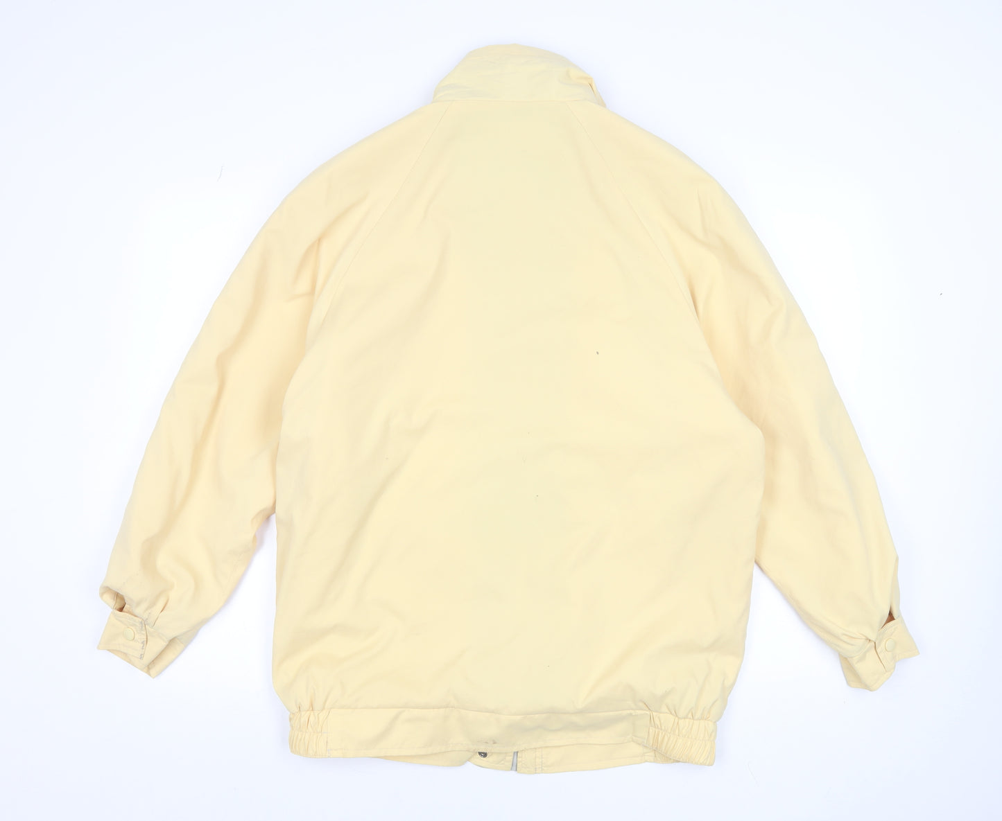 Harvey Women's Yellow Windbreaker Jacket Size 14 Polyester Waterproof
