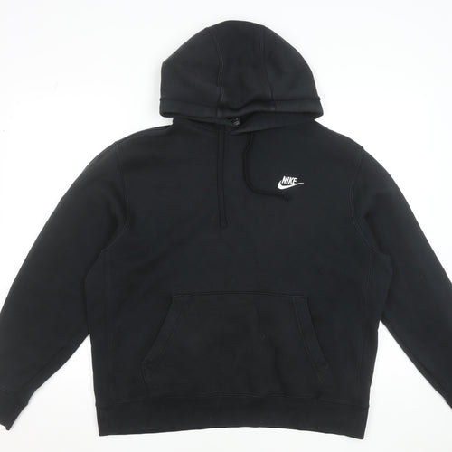 Nike Men's Black Pullover Hoodie Size L Sports Fleece