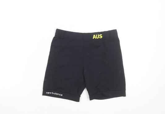 New Balance Women Black S Compression Activewear Shorts