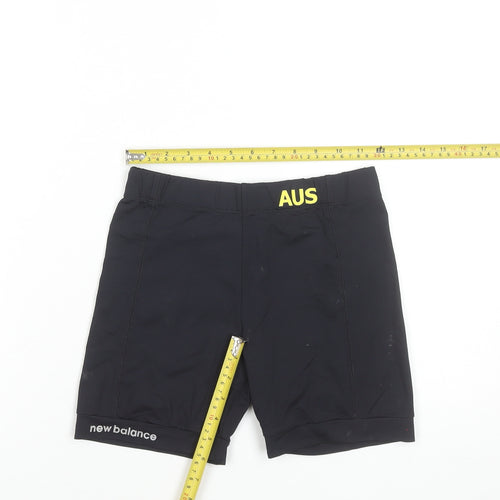 New Balance Women Black S Compression Activewear Shorts