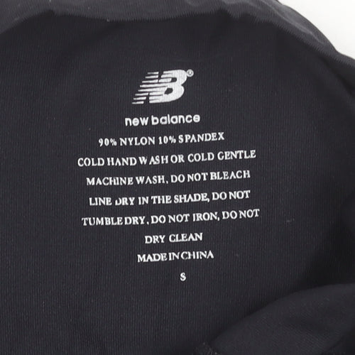 New Balance Women Black S Compression Activewear Shorts