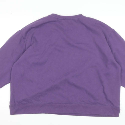 St. Bernard for Dunnes Stores Purple Cotton Blend Women's XL Sweatshirt