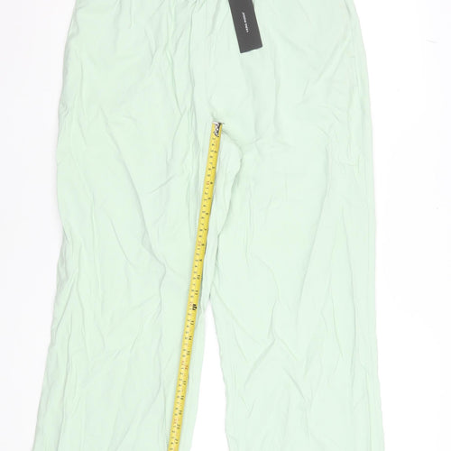 Vero Moda Women’s Mint Green Wide-Leg Trousers XL Viscose Blend