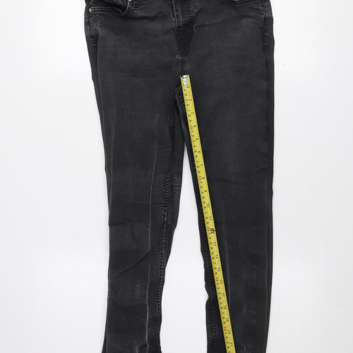 Marks and Spencer Women’s Black Skinny Jeans Size 14 Short Stretch Denim