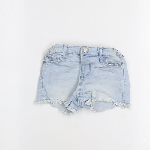 Denim Co Girls Light Blue 2-3 Years Cut-Off Denim Shorts
