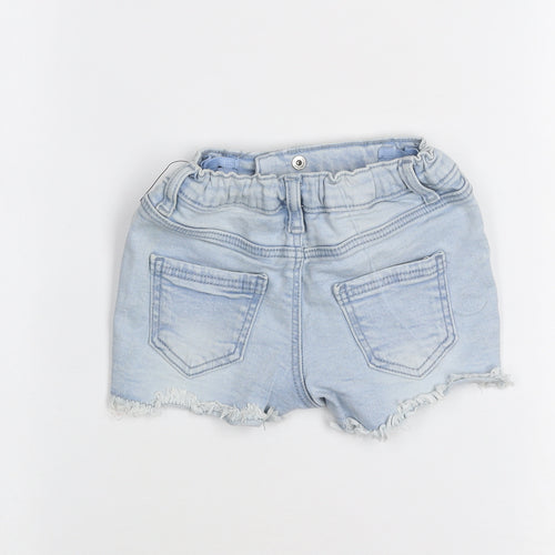 Denim Co Girls Light Blue 2-3 Years Cut-Off Denim Shorts