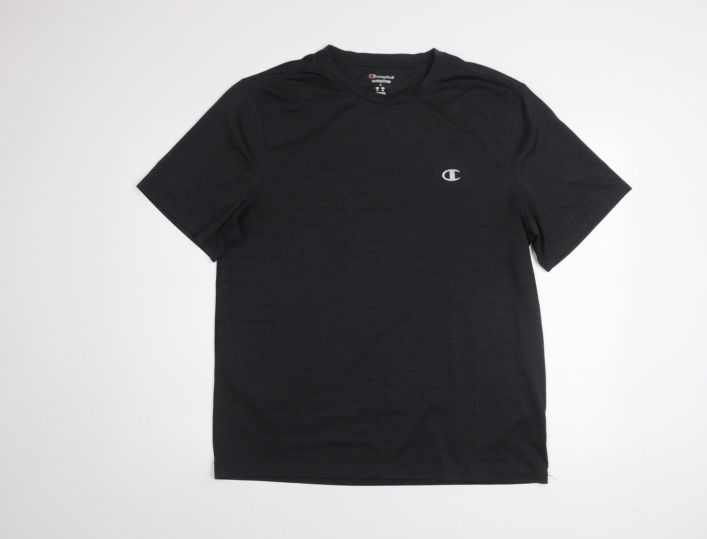 Champion Men's Black L Performance T-Shirt Lightweight Activewear