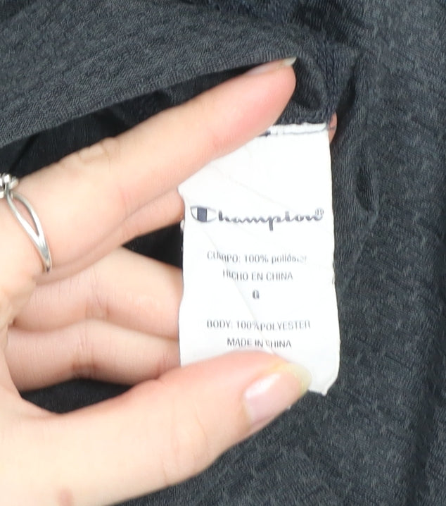 Champion Men's Black L Performance T-Shirt Lightweight Activewear