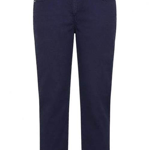 Punt Roma Women's Blue Chino Trousers Size 14 Straight Leg