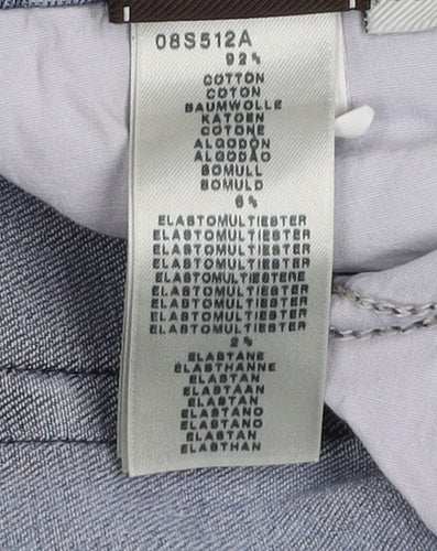 7 For All Mankind Mens Blue Slim Straight Denim Jeans Size 31