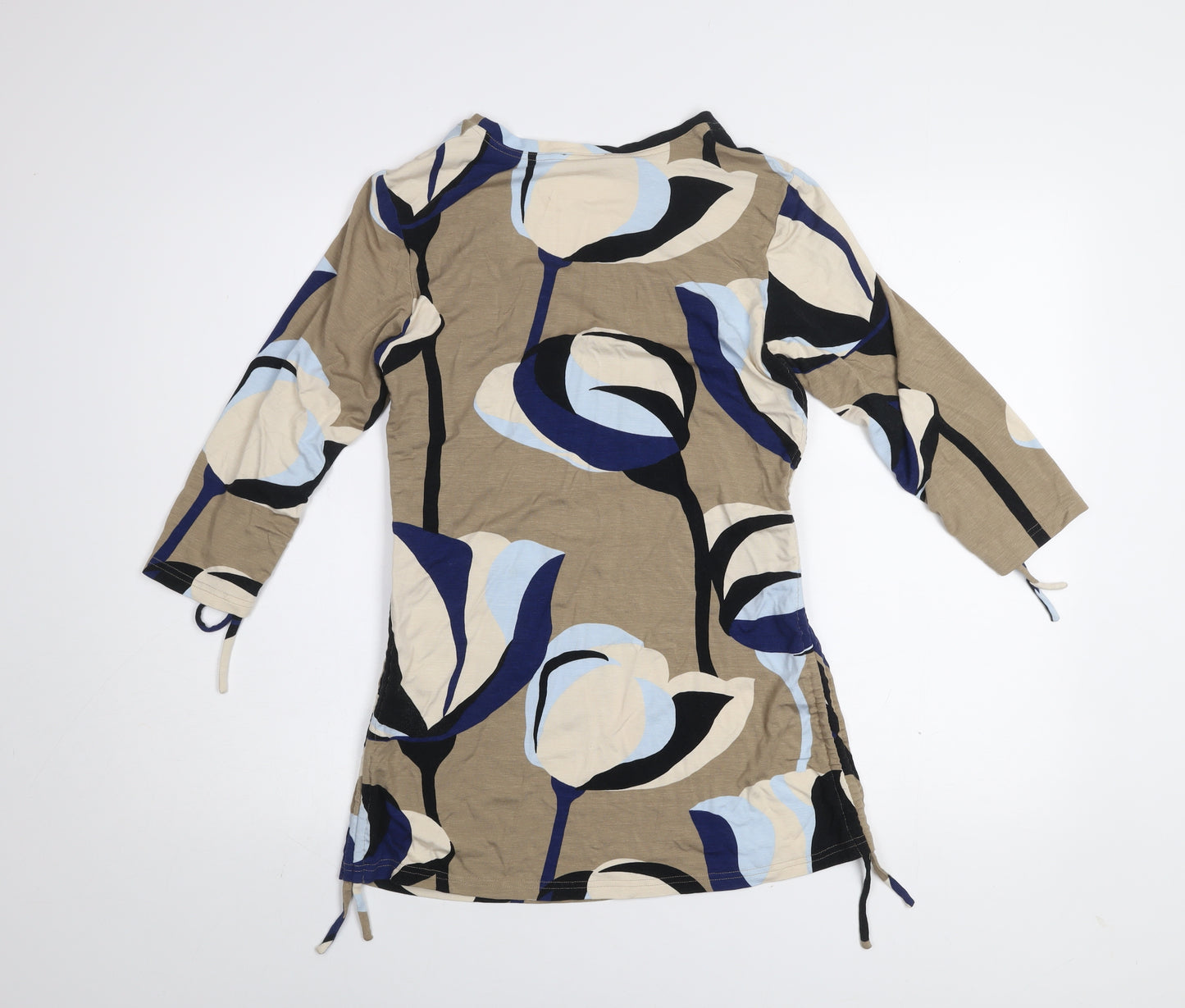 Monari Women's Multicoloured Floral Tunic Top Size 14 Viscose Blend