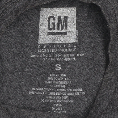GM Corvette 1963 Sting Ray Men's Charcoal Graphic T-Shirt Small