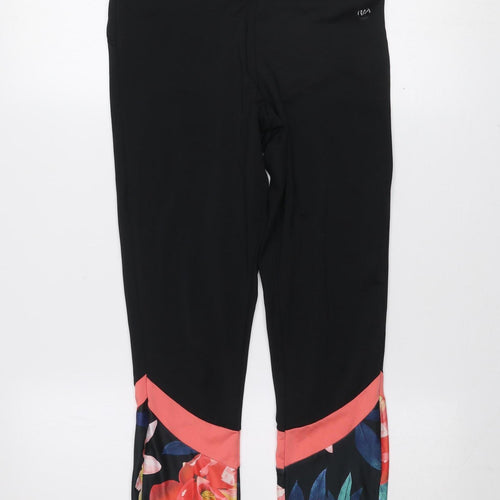 Dunnes Stores Women’s Black Floral Capri Leggings Size S