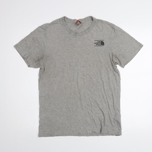 The North Face Men's Grey Small Graphic Outdoor T-Shirt