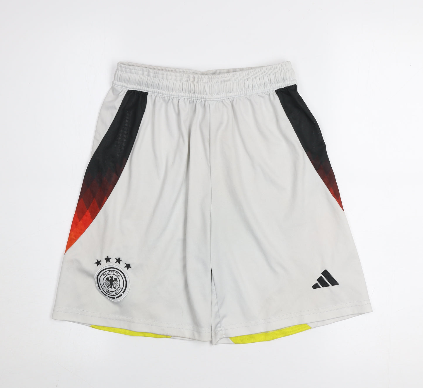 Adidas Men's Grey Football Training Shorts S Polyester