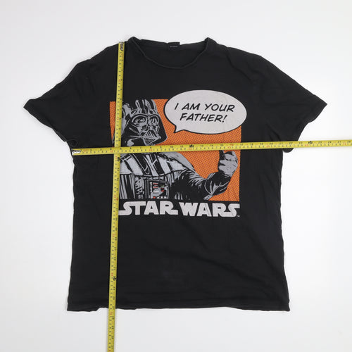 Star Wars Men's Black XL Graphic Print Darth Vader T-Shirt