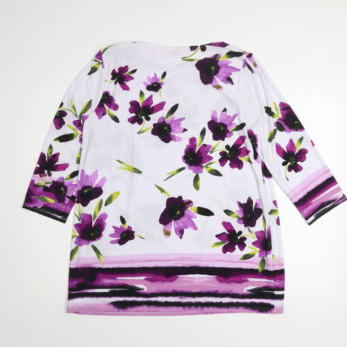 Julipa Women’s Multicoloured Floral Shift Dress Size 18