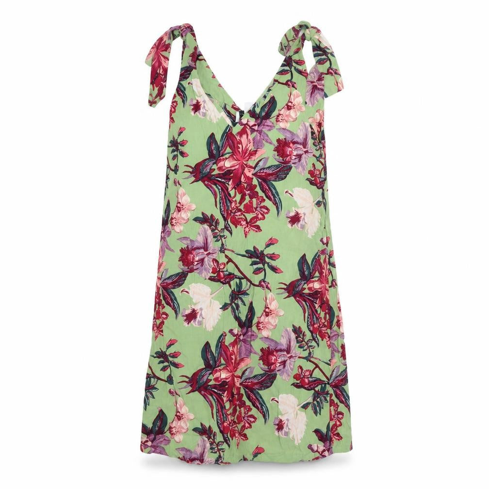 & Other Stories Women’s Green Floral Viscose Slip Dress Size 6