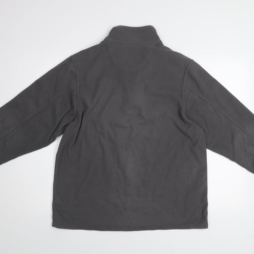 Marks & Spencer Blue Harbour Men's Grey Fleece Pullover Sweatshirt L