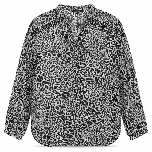 Star by Julien Macdonald Women’s Black Leopard Print Blouse Size 14