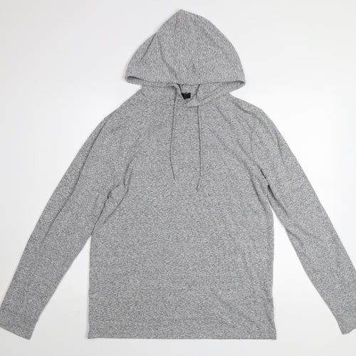 Forever 21 Grey Lightweight Pullover Hoodie Unisex Adults S