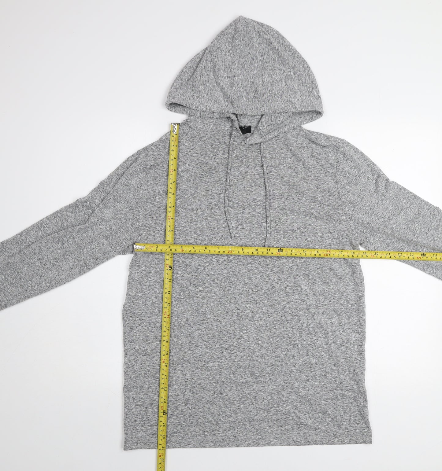 Forever 21 Grey Lightweight Pullover Hoodie Unisex Adults S