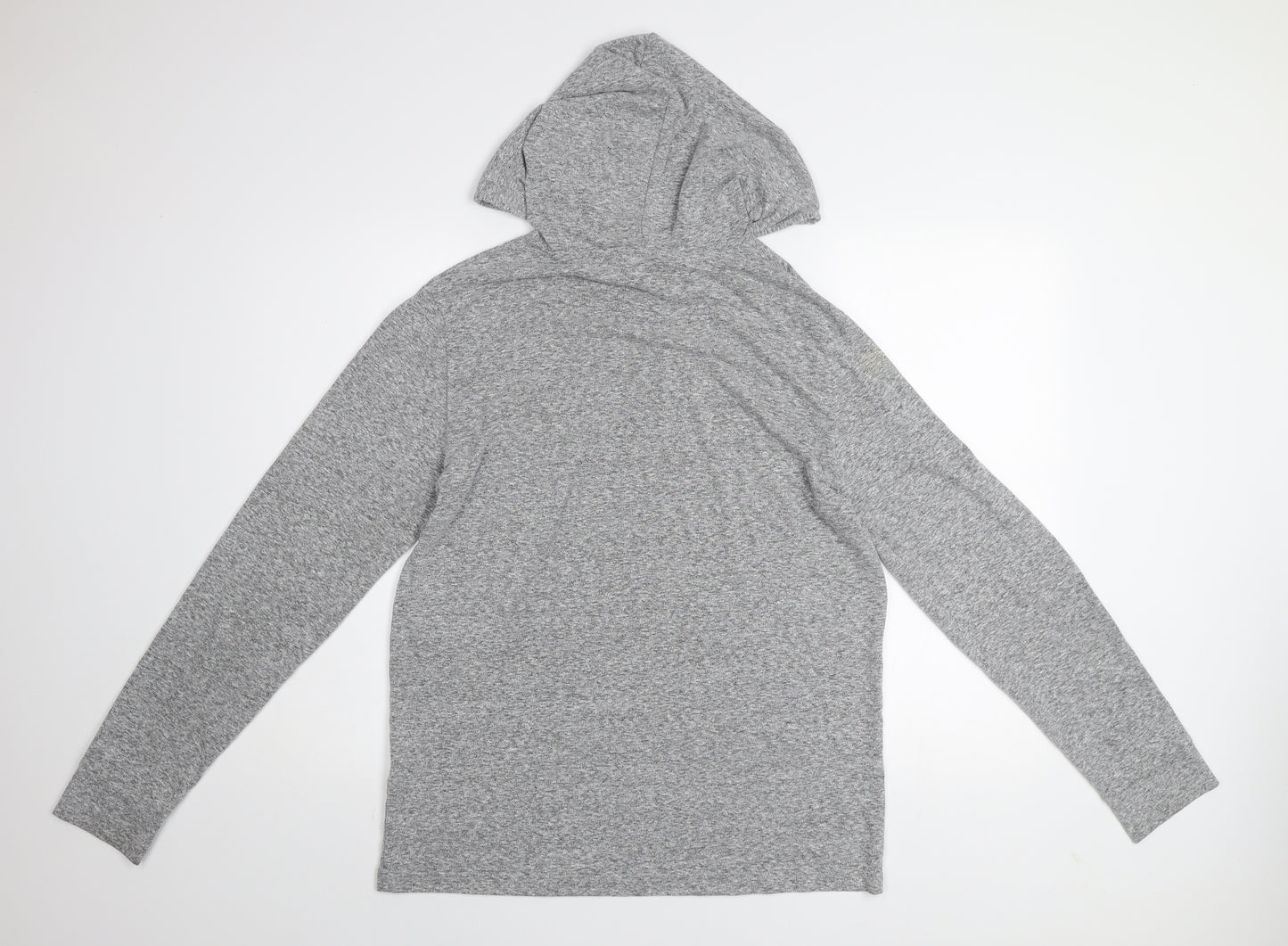 Forever 21 Grey Lightweight Pullover Hoodie Unisex Adults S