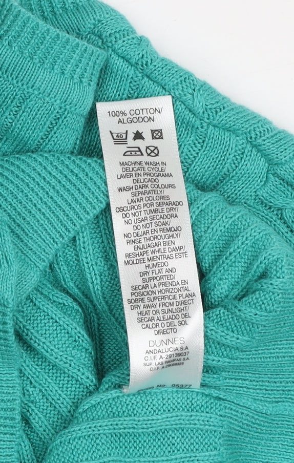 St. Bernard for Dunnes Womens Green Cotton Cardigan L