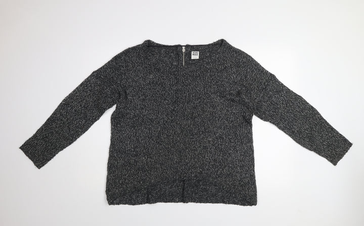 Vero Moda Women's Grey Knit Pullover Jumper Size L