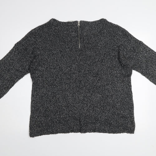 Vero Moda Women's Grey Knit Pullover Jumper Size L