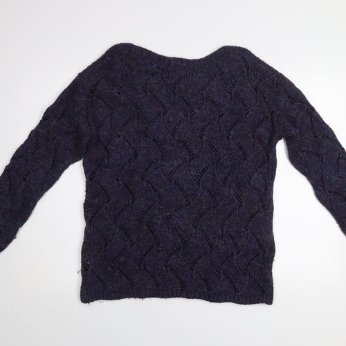 Marks and Spencer Women’s Purple Knit Pullover Jumper Size 12