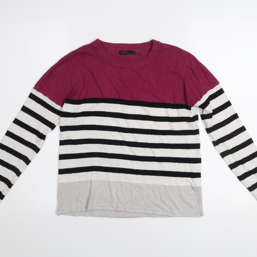 Marisa Women's Multicoloured Striped Knit Jumper Size S