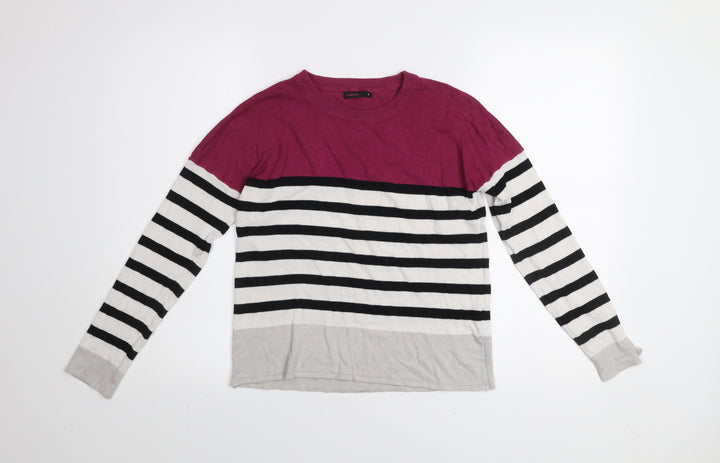 Marisa Women's Multicoloured Striped Knit Jumper Size S