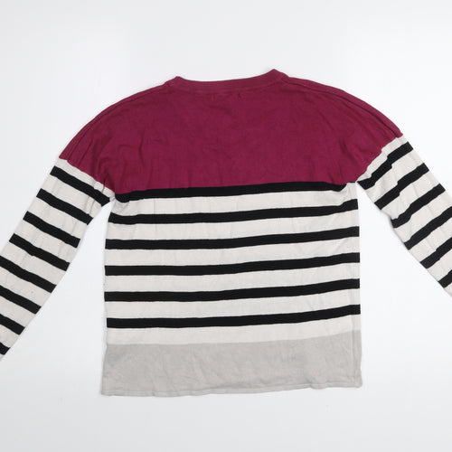 Marisa Women's Multicoloured Striped Knit Jumper Size S