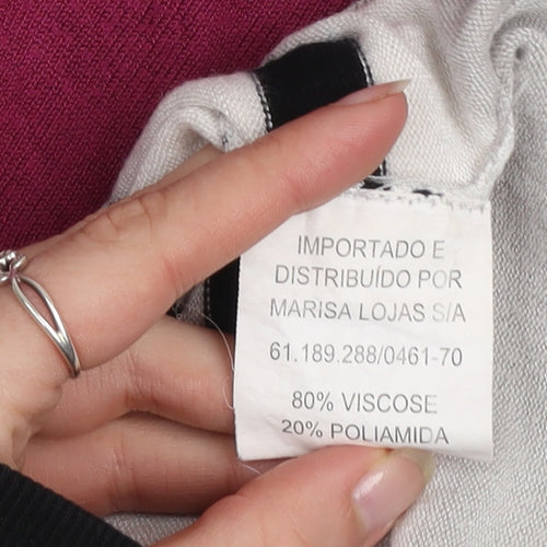 Marisa Women's Multicoloured Striped Knit Jumper Size S