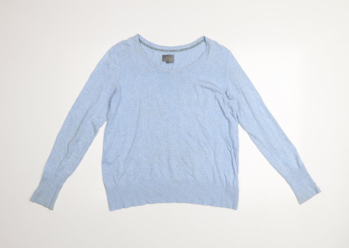 Culture Women’s Light Blue Pullover Jumper L Viscose Blend