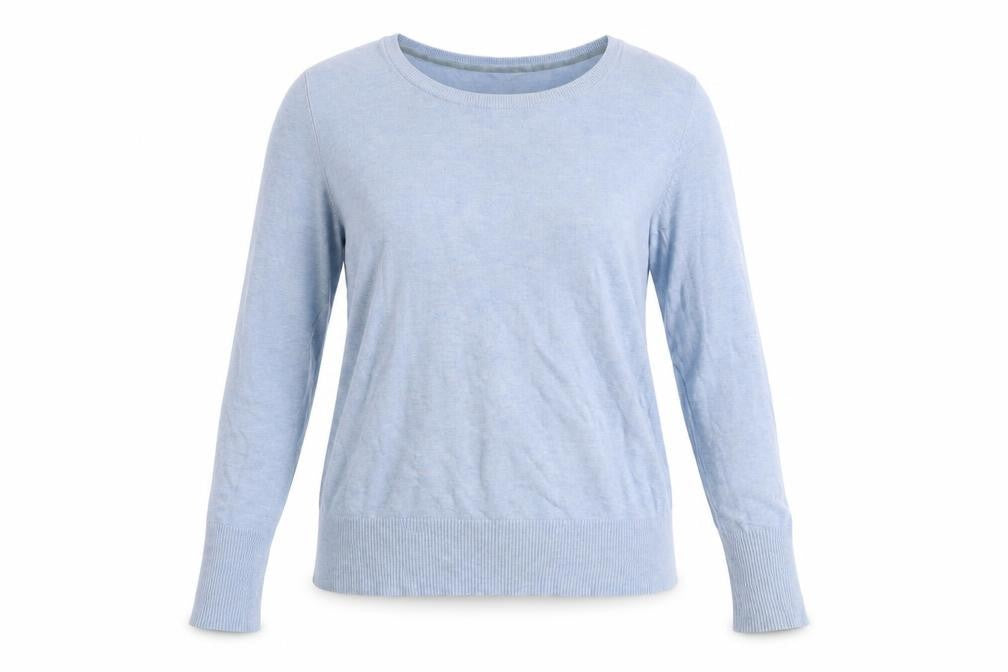 Front view of Culture Women’s Light Blue jumper L Viscose Blend
