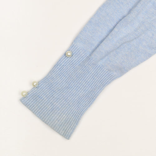 Culture Women’s Light Blue Pullover Jumper L Viscose Blend