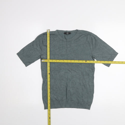 Dunnes Women Khaki XS Short Sleeve Basic Knit T-Shirt