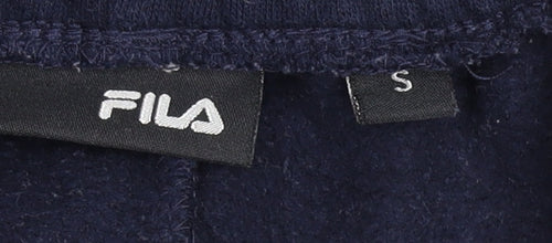 Fila Men's Navy Blue Small Jogger Sweatpants with Side Stripe