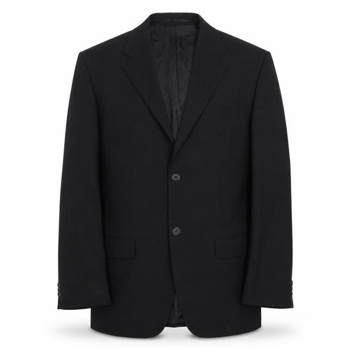 George Men's Black 38R Wool Blend Regular Fit Suit Jacket