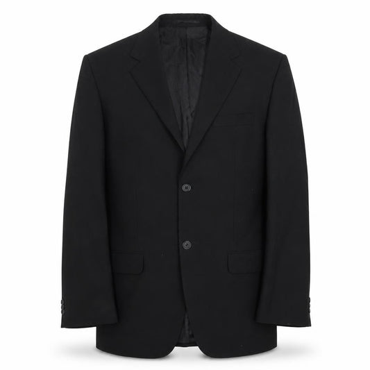 George Men's Black 38R Wool Blend Regular Fit Suit Jacket