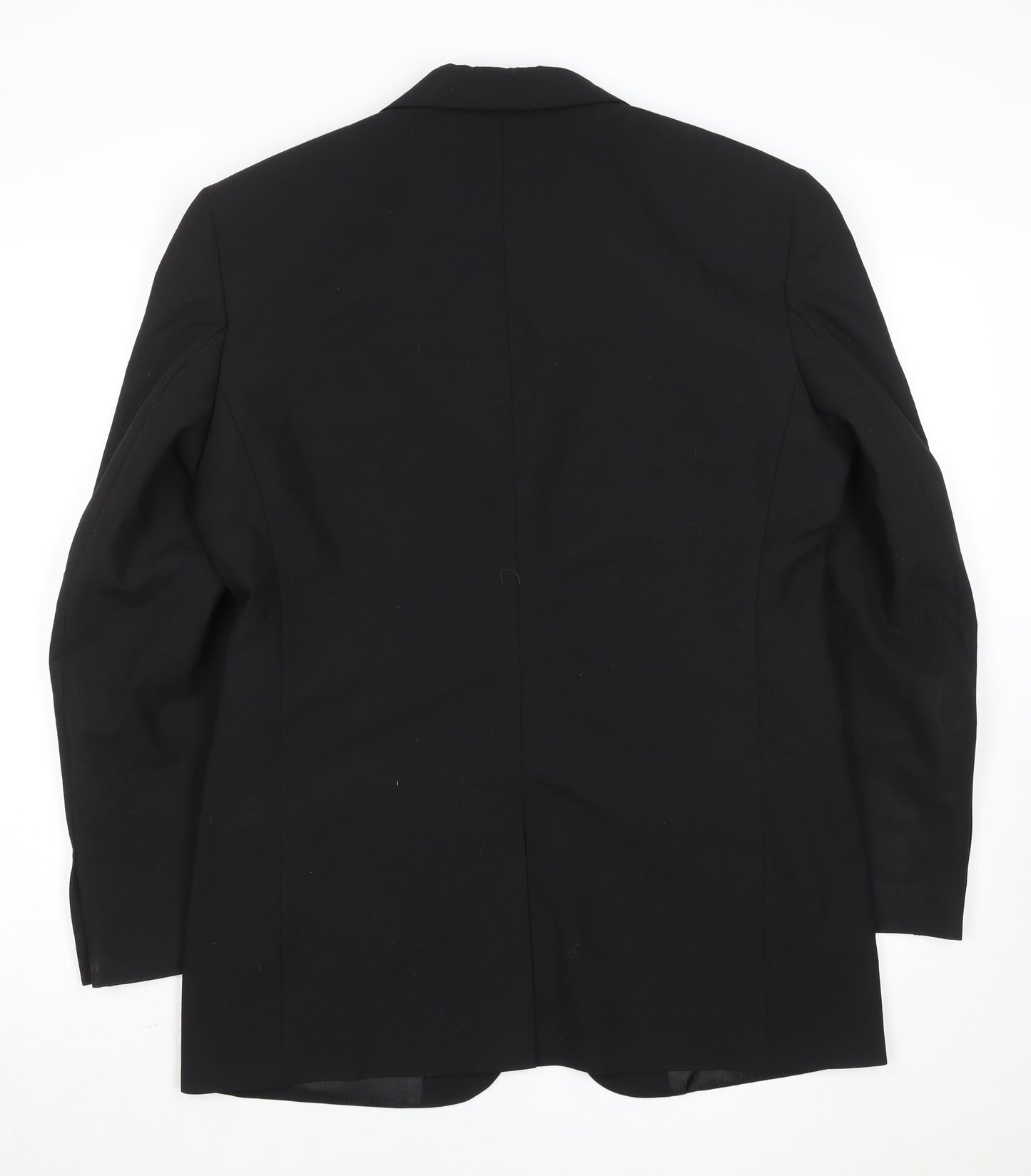 George Men's Black 38R Wool Blend Regular Fit Suit Jacket