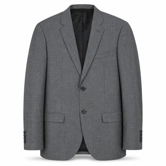 Sazio Men's Grey Size 48 Regular Fit Single-Breasted Blazer