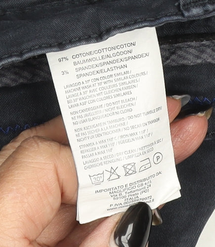 Consenso Men Navy Blue Chino Shorts Cotton Blend Size 34