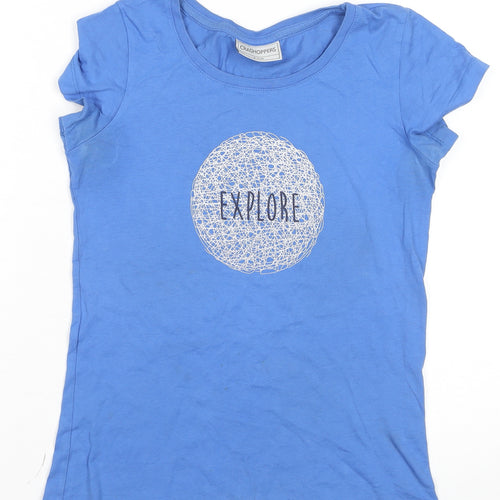 Craghoppers Women's Blue Explore Cotton T-Shirt Size 8