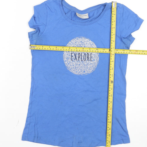 Craghoppers Women's Blue Explore Cotton T-Shirt Size 8