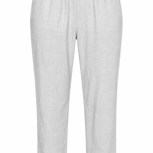 H&M Women's Grey Regular Fit Elastic Waist Tapered Trousers Size 10