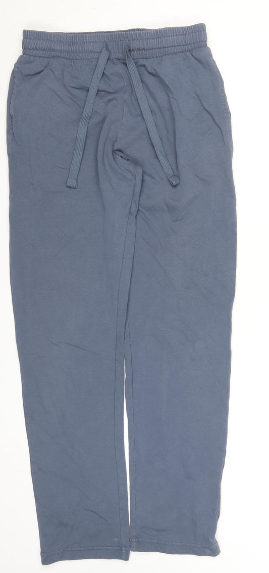 Marks and Spencer Men’s Blue Regular Fit Jogger Trousers Size S