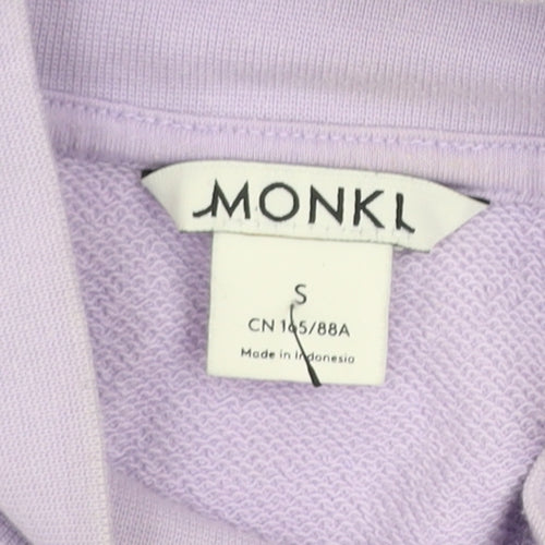 Monki Women's Purple Mock Neck Pullover Sweatshirt Size S
